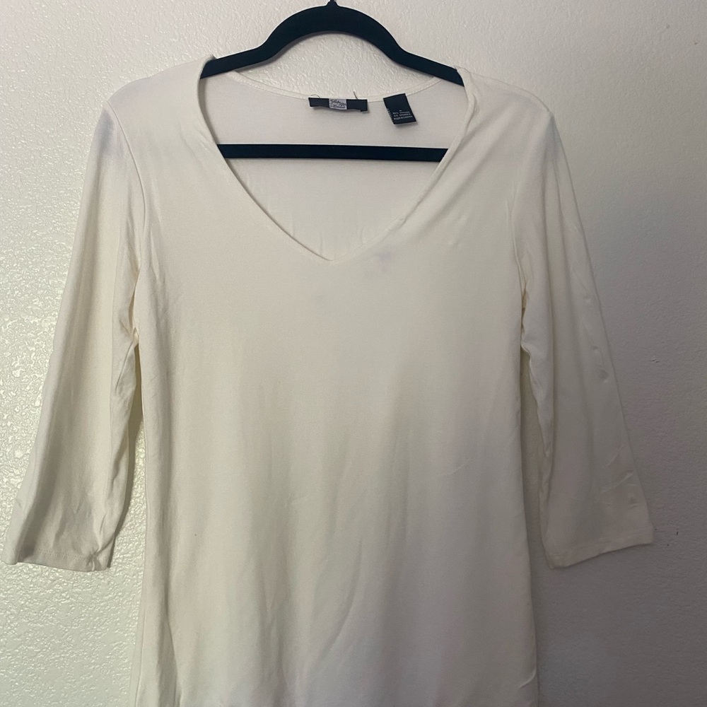 Saks Fifth Avenue Stretch Shirt with 3/4 sleeve